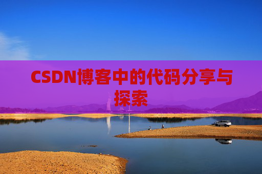 CSDN博客中的代码分享与探索